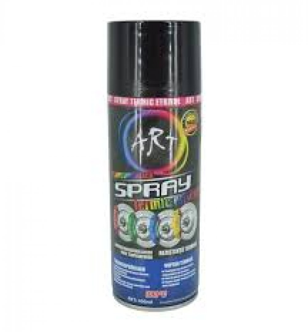 Spray vopsea negru lucios rezistent termic 400ml