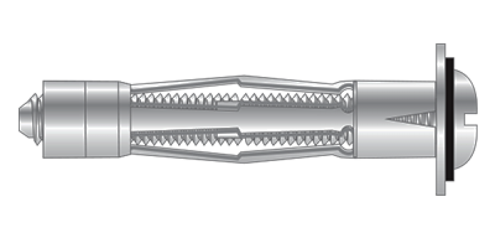Diblu metalic de expansiune cu surub M4 x 21 [pret/kg]