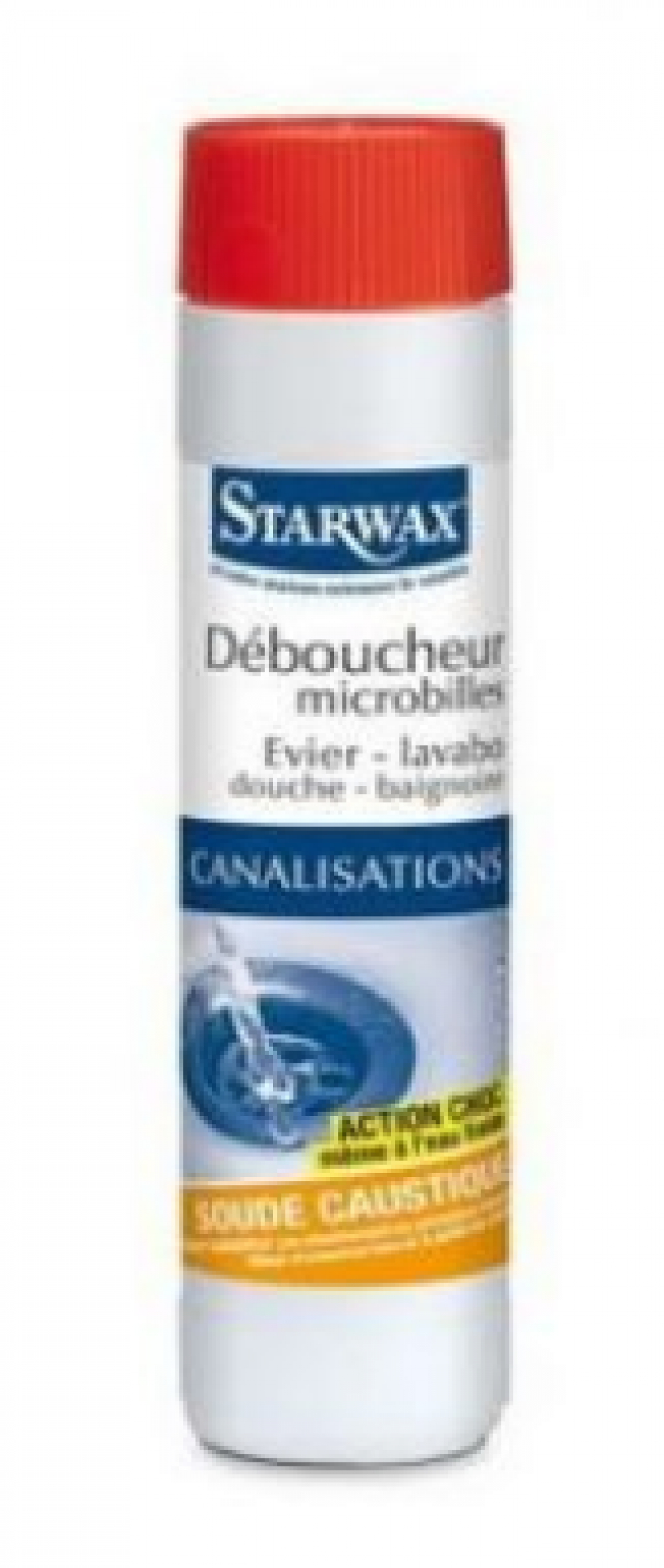 Solutie de curatat cu microgranule pentru desfundare tevi Starwax, 500 g