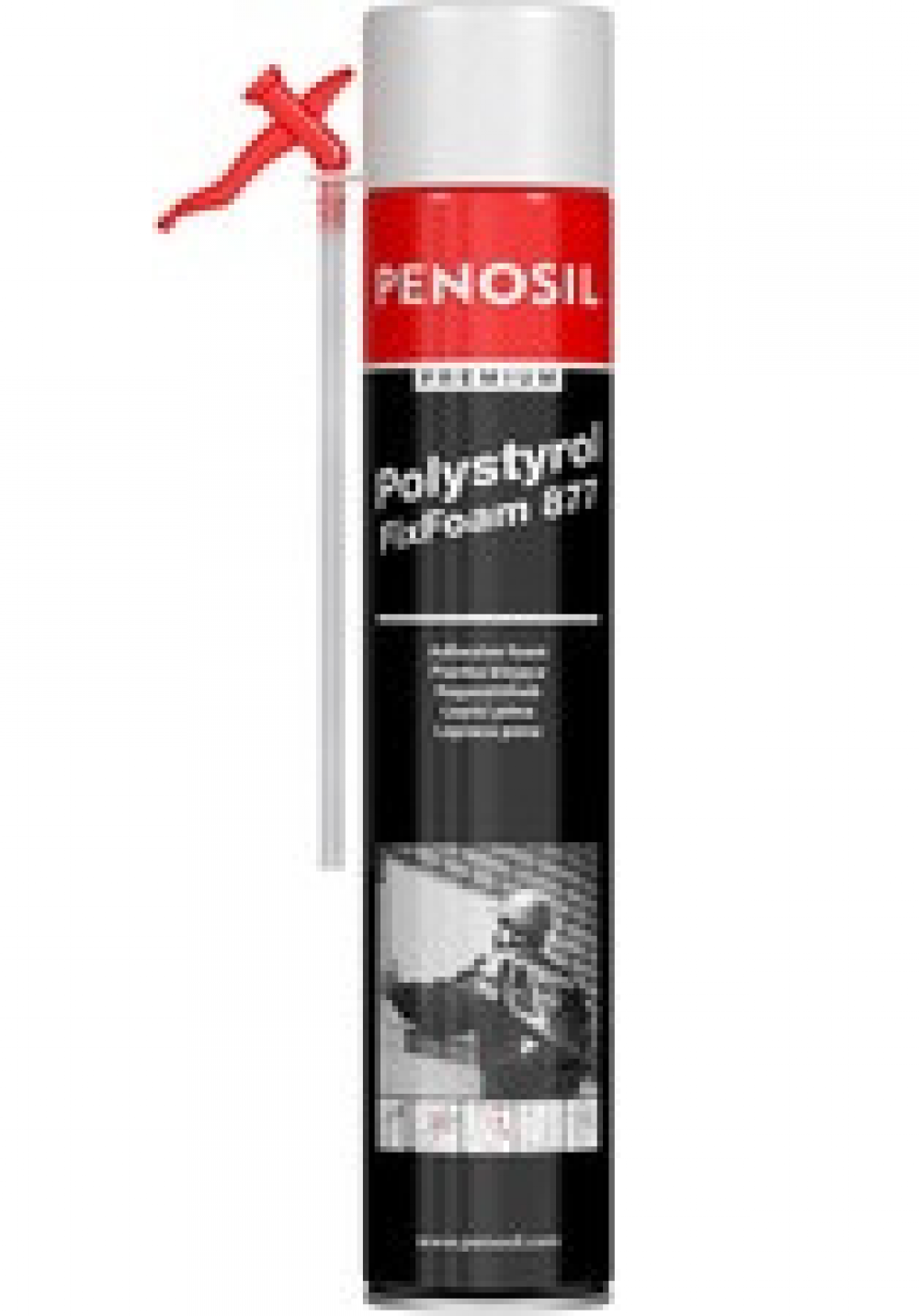 Spuma poliuretanica cu aplicare manuala Penosil Premium Polystyrol FixFoam 750 ml, pret / buc