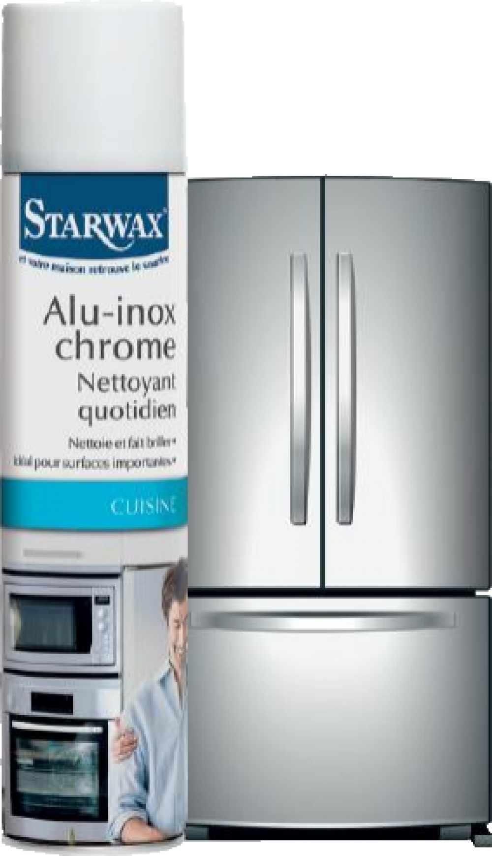 Solutie curatare si stralucire inox - aluminiu - crom Starwax 300 ml