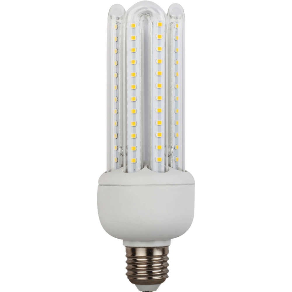 Bec LED E27 aparent 3U 3W lumina calda