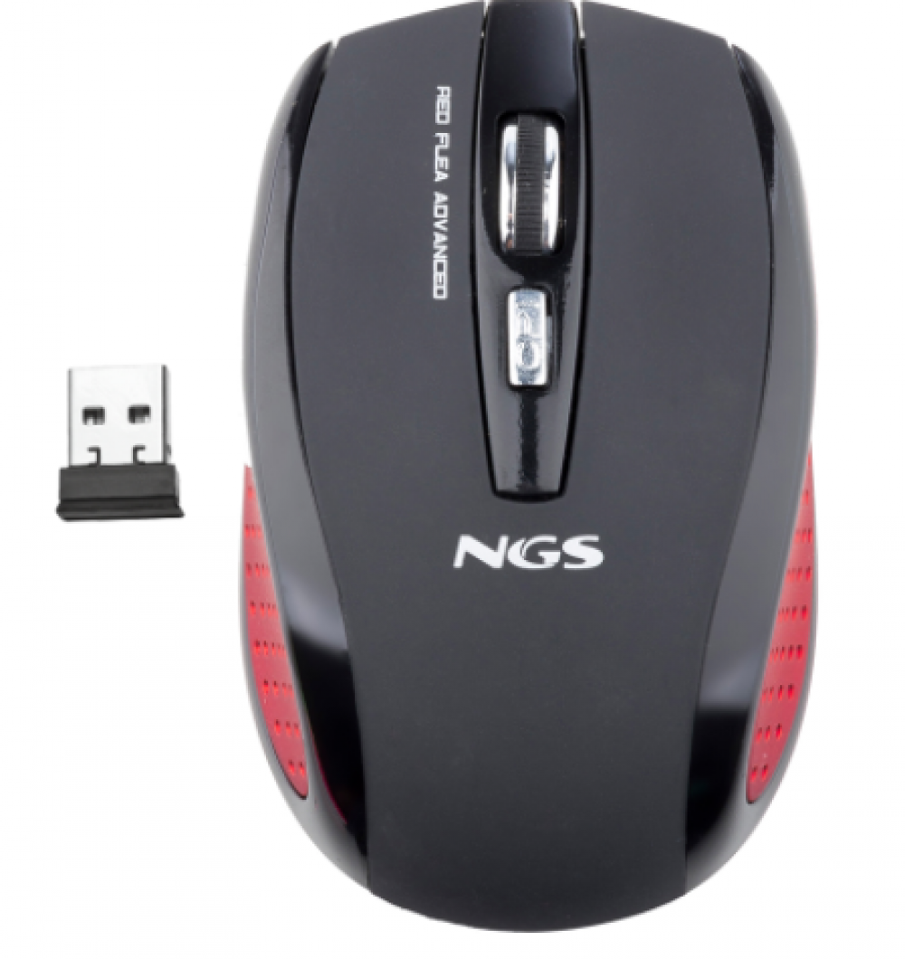 Mouse Wireless NGS Red Flea, pret / buc