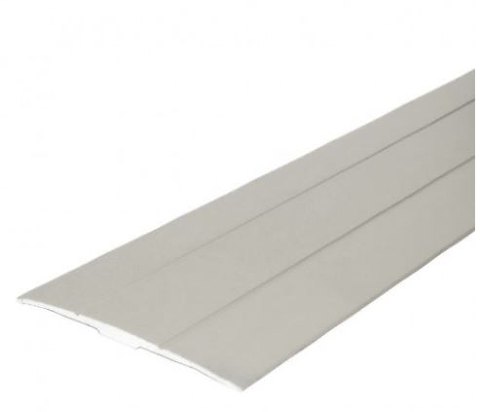 Profil aluminiu de trecere, diferenta de nivel, simplu, argintiu, 28 mm, 90 cm