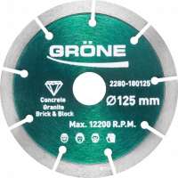 Grone lame seria 18 125mm x 22.23 diamantat turbo