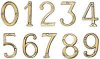 Numar din metal pentru usa Nr.4