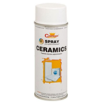 Spray vopsea profesional Champion ceramic alb lucios 400 ml