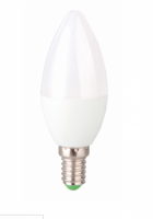 Bec LED lumanare EVO 17, E14 6W lumina rece