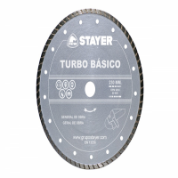Disc diamantat Turbo Basico, Stayer, H7, 115 mm