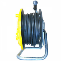 Derulator cablu electric cu siguranta, 4 prize, 50m