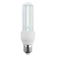 Bec LED E27 aparent 3U 12W lumina calda