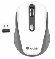 Mouse Wireless NGS Hase White, pret / buc