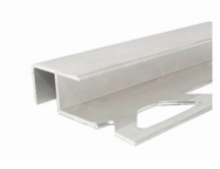 Profil aluminiu pentru scara argintiu 25 x 10 x 270 cm, pret / buc