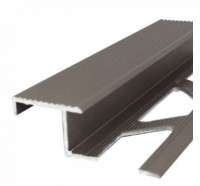 Profil aluminiu pentru scara gresie 10 mm x 250 cm